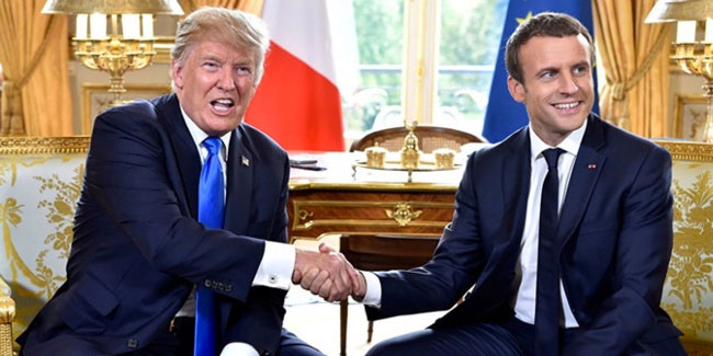 Trump'tan Macron'a NATO tepkisi