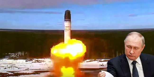 Putin'den sanal nükleer füze saldırısı! Dünya çalkalandı