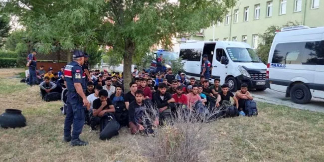 Kırklareli’nde 30 kaçak göçmen yakalandı
