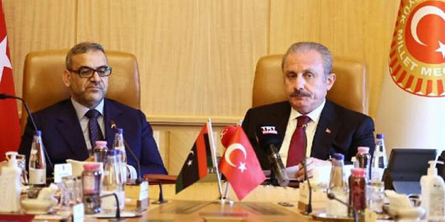 TBMM Başkanı Şentop: Türkiye, Libya'nın yanında olmaya devam edecek