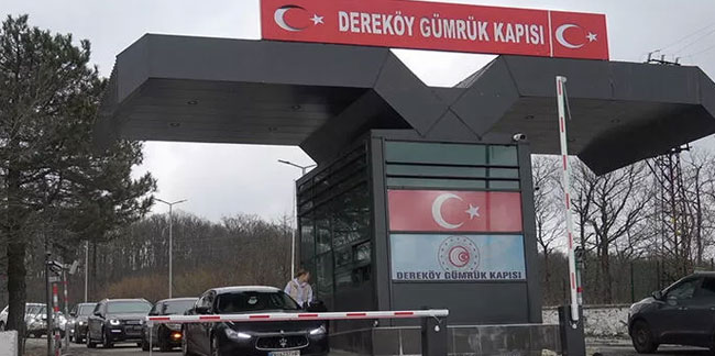 Dereköy Sınır Kapısı'nda HGS etiketi satışı başladı