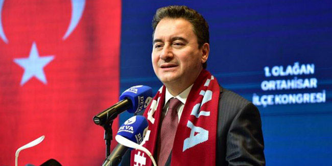 Ali Babacan Trabzon'a geliyor! İl Başkanı Çiçek davet etti