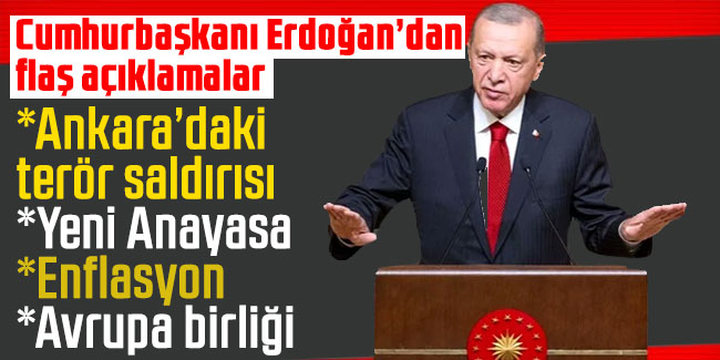 Cumhurbaşkanı Erdoğan "Biz sözümüzü tuttuk AB tutmadı"