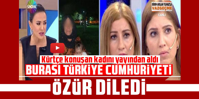 Kürtçe konuşan kadını yayından alan Didem Arslan’dan eleştirilere yanıt
