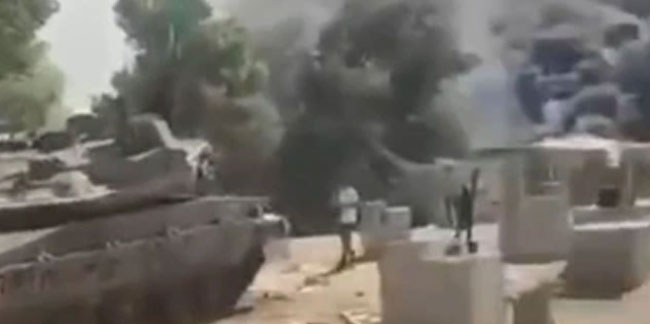 Ele geçirilen İsrail askeri üssünden sarsıcı görüntüler