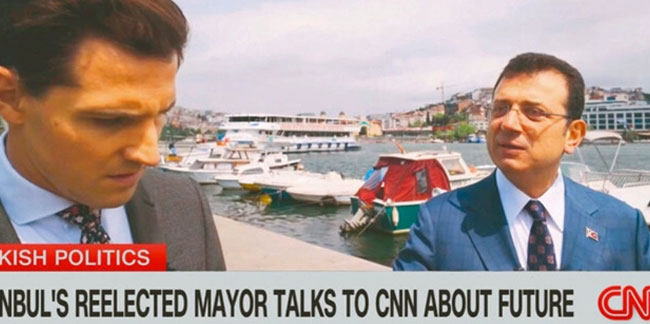 CNN'e konuşan Ekrem İmamoğlu 'Hamas terör örgütüdür' dedi