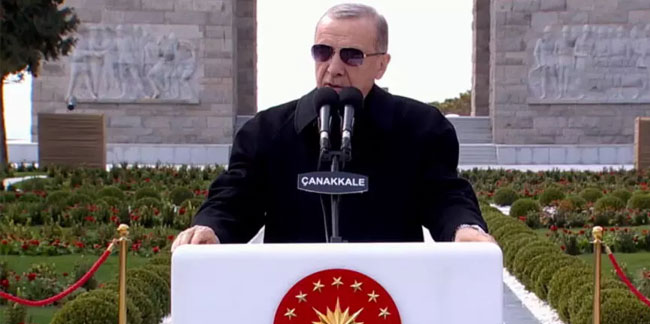Cumhurbaşkanı Erdoğan: Çanakkale ruhuna yeniden ihtiyacımız var.