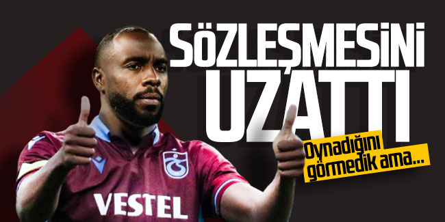 Trabzonspor Messias'ın sözleşmesini uzattı!