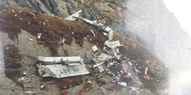 Nepal'de düşen uçakta 22 kişinin cansız bedenine ulaşıldı