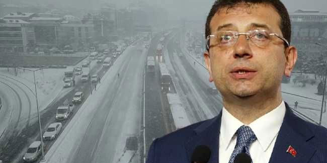İmamoğlu saat verdi: İstanbul'da yoğun kar yağışı yaşayacağız...