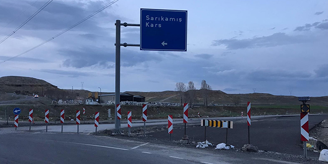 Horasan-Karakurt-Kağızman yolu trafiğe kapatıldı