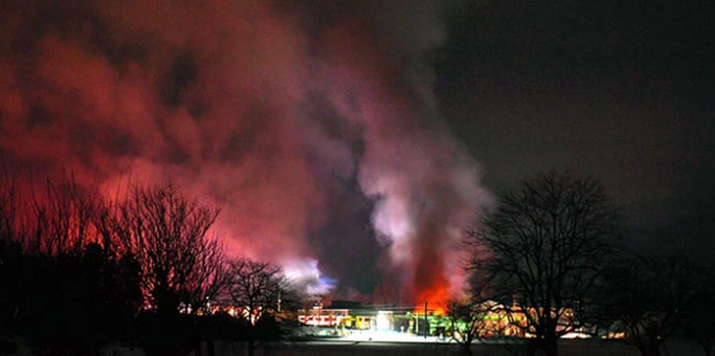 Japonya'da şekerleme fabrikasında yangın: 4 ölü