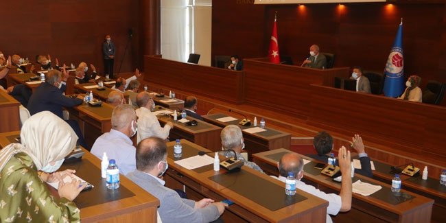 Trabzon Büyükşehir Belediyesi Temmuz ayı meclis toplantısı yapıldı