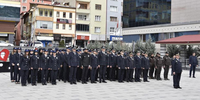 Bayburt'ta 'Polis Haftası' törenle kutlandı
