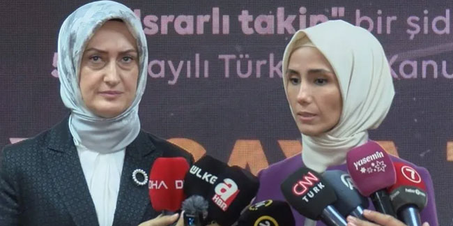 Sümeyye Erdoğan: ''Kadınların kazanımları yalanla itibarsızlaştırılıyor''