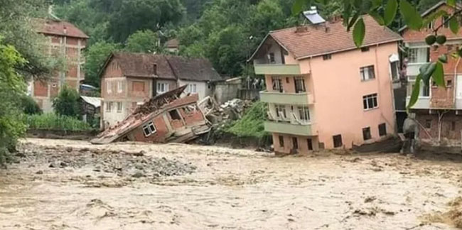 Batı Karadeniz'deki sel felaketinde ağır bilanço: 13 bina yıkıldı