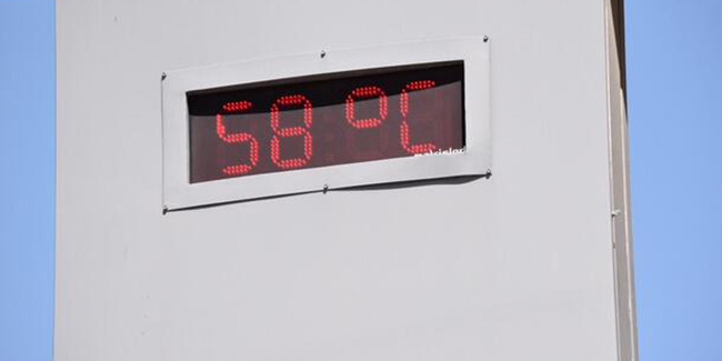 Şanlıurfa’da termometreler 58 dereceyi gösterdi 