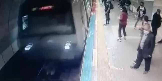 Metrodaki mucize kurtuluş, trenin altından yürüyerek çıktı