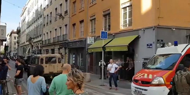Fransa'nın Lyon kentinde bomba paniği!