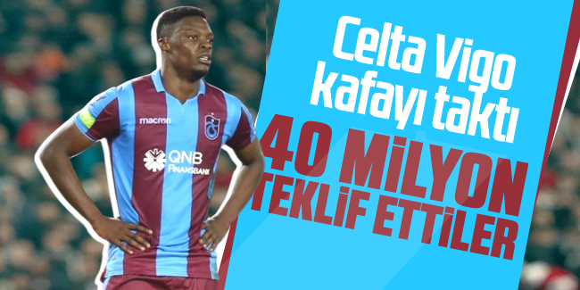 Celta Vigo'dan Ekuban için Trabzonspor'a 5 milyon euro