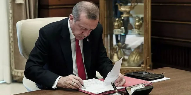 Cumhurbaşkanı Erdoğan o isimleri görevden aldı!