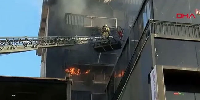 Pendik'te 7 katlı otelde yangın çıktı: 2 kişi öldü, 2 kişi yaralandı