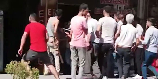 Suriyelilerin Türk eczacıya ''kılıçla'' saldırdığı anın görüntüleri ortaya çıktı