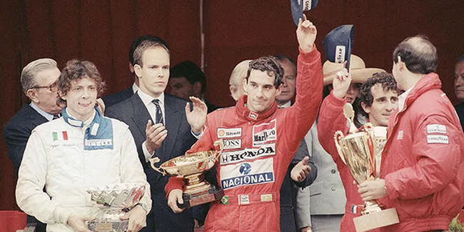 Efsane Formula 1 pilotu Ayrton Senna unutulmadı