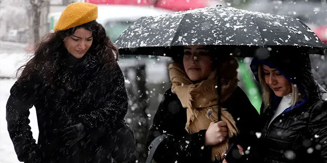  Meteoroloji’den yeni uyarı! Kar ve sağanak alarmı: Okullar tatil edildi