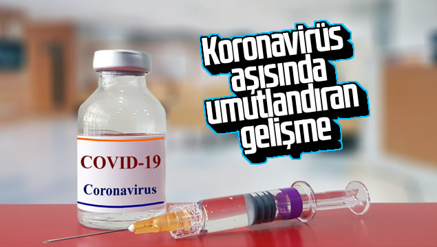 Koronavirüs aşısında umutlandıran gelişme