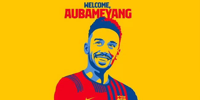 Barcelona, Aubameyang transferini resmen açıkladı!