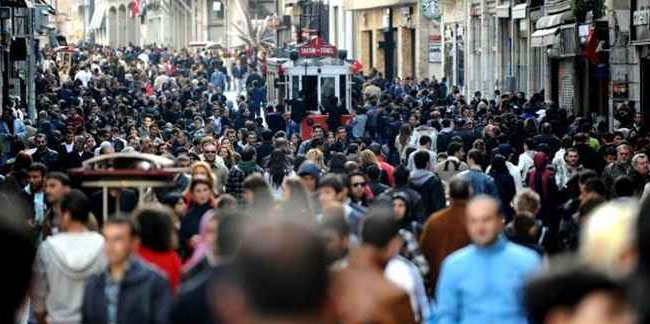 TÜİK açıkladı: Türkiye, dünyanın en kalabalık 18. ülkesi oldu