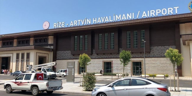 Rize-Artvin Havalimanı’nı 4 ayda 337 bin 37 kişi kullandı