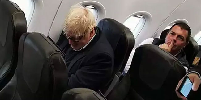 Boris Johnson tarifeli seferle İstanbul'da