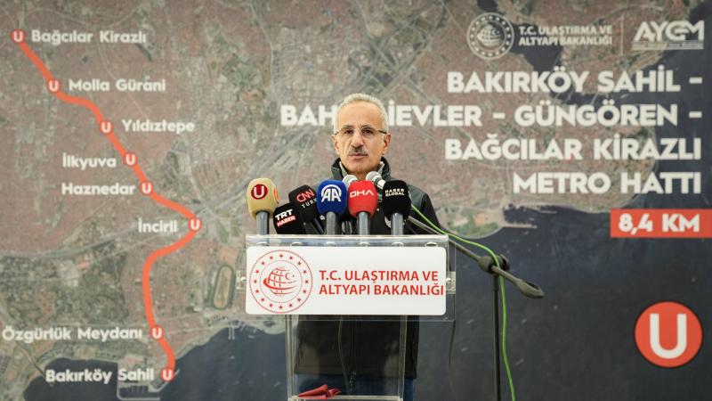 Bakan Uraloğlu: Metro Hattı yarın açılıyor