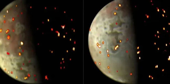 NASA, Jüpiter'in en volkanik uydusunu görüntüledi