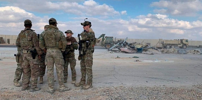 ABD'ye şok saldırı: Irak'taki askeri üssüne roket fırlatıldı