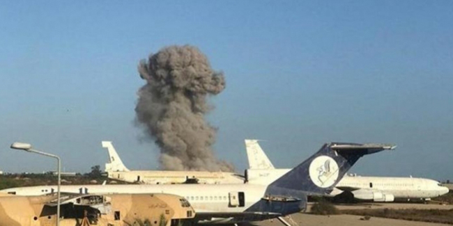 BAE'ye ait SİHA'lar Libya'ya saldırdı