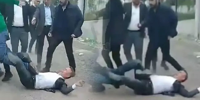 Kocaeli'de iki belediyenin çalışanları arasında kavga çıktı: 'Kendini yere atıyorsun'
