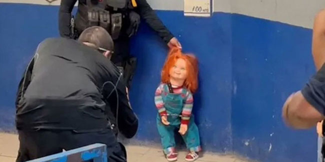 'Şeytan Bebek Chucky' gözaltına alındı