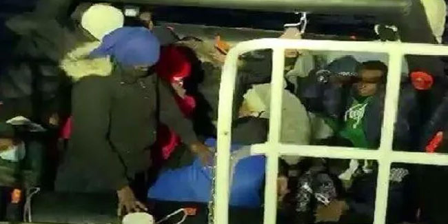 Ayvalık açıklarında 29 kaçak göçmen kurtarıldı