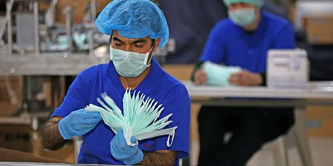'Kırıkkale'de aylık 45 milyon cerrahi maske üretilecek'