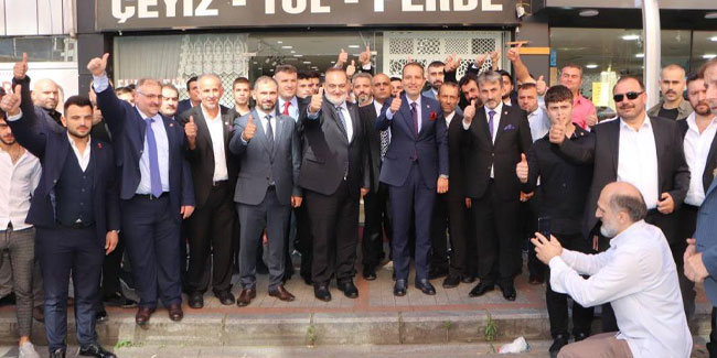 Yeniden Refah Partisi lideri Erbakan Rize’de iktidarı hedef aldı