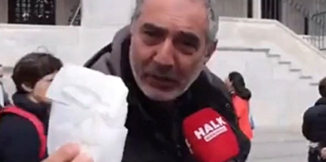 Pastırma yiyemeyen adama, AK Partili kadından tepki: Ekmek ye!