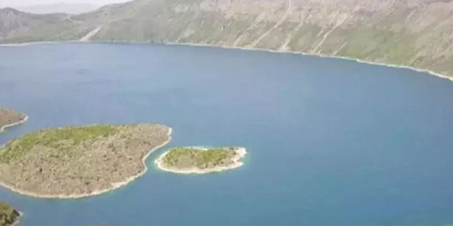 Dünyanın en büyük ikinci krater gölü! Turizme açıldı