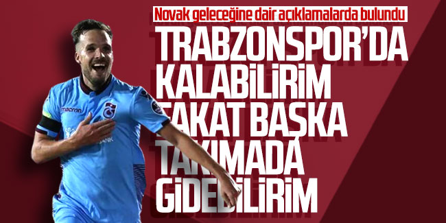 Filip Novak; ''Trabzonspor'da kalabilirim fakat başka takımada gidebilirim''