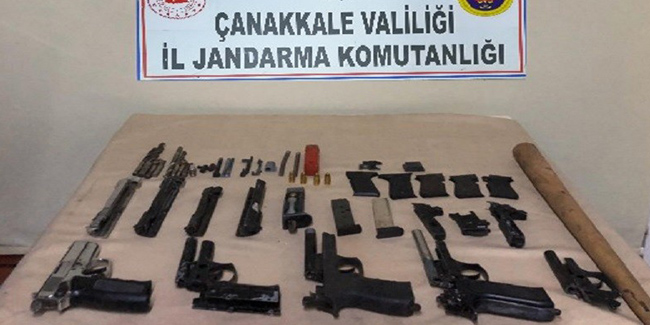 Çanakkale'de uyuşturucu ve silah ticareti operasyonu