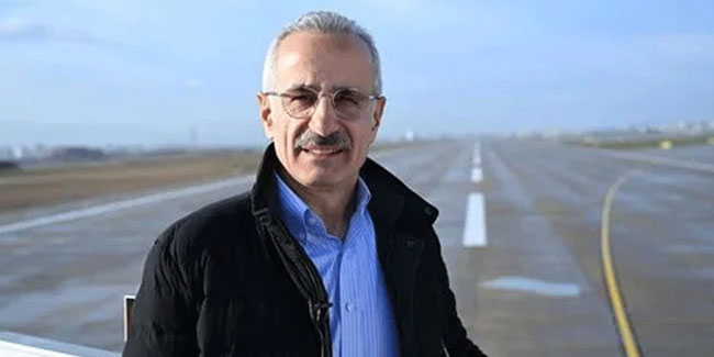 Bakan Uraloğlu açıkladı: Havalimanına hizmet verecek! 40 kilometrelik hat devrede