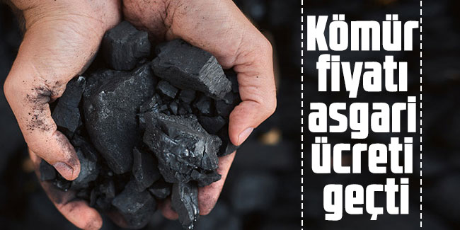 Kömür fiyatı asgari ücreti geçti