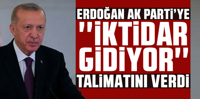 Erdoğan'dan AK Parti'ye ''seçim anketleri alarm veriyor'' talimatı